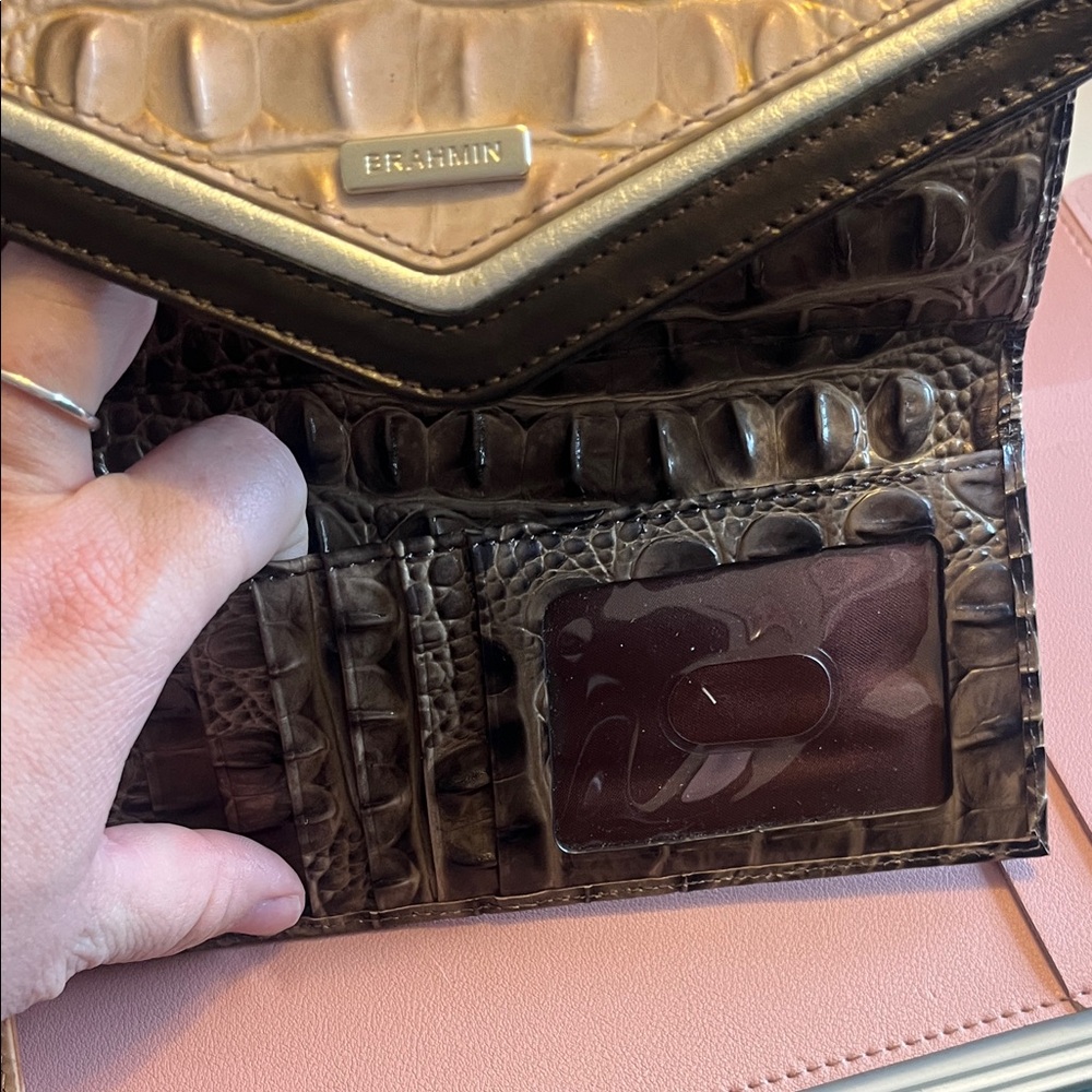 Brahmin Croc-Embossed Veronica Envelope Wallet - Picture 5 of 6